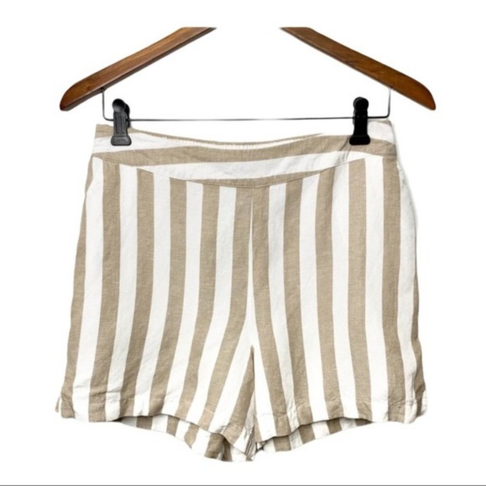 Striped Linen Shorts - Picture 5 of 5